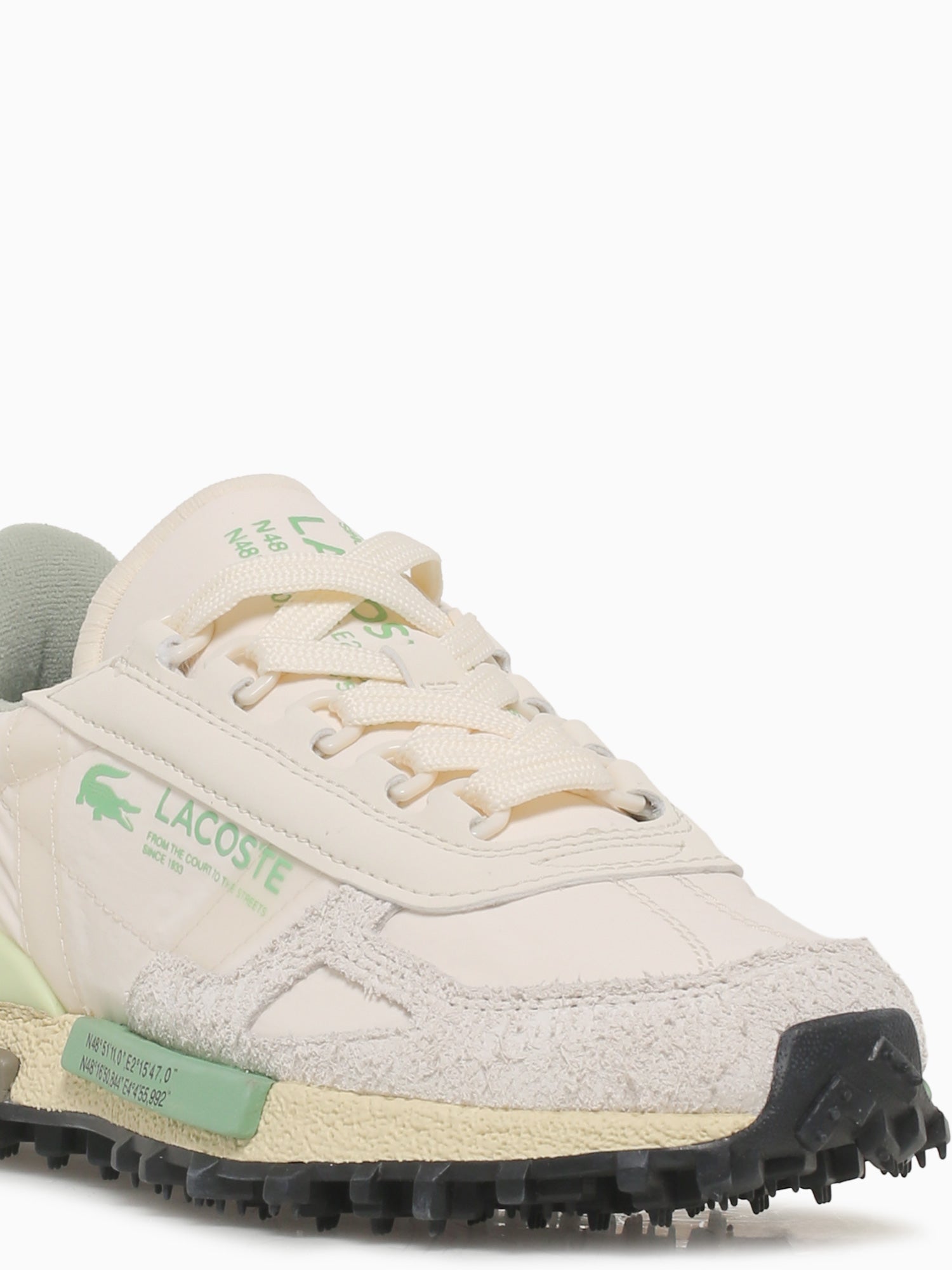 Elite Active Off Wht Grn mesh Off White / 5 / M