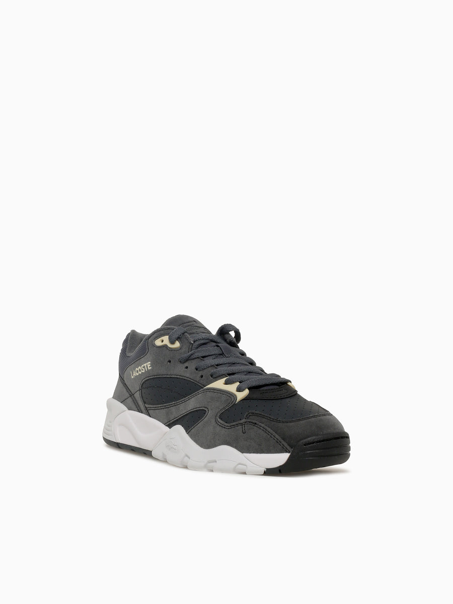 Game Trainer Black Wht leather Black White / 7 / M