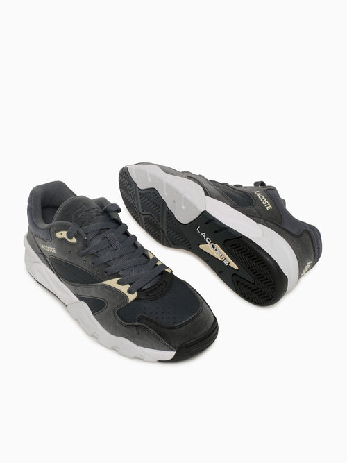 Game Trainer Black Wht leather Black White / 7 / M