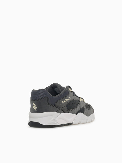 Game Trainer Black Wht leather Black White / 7 / M