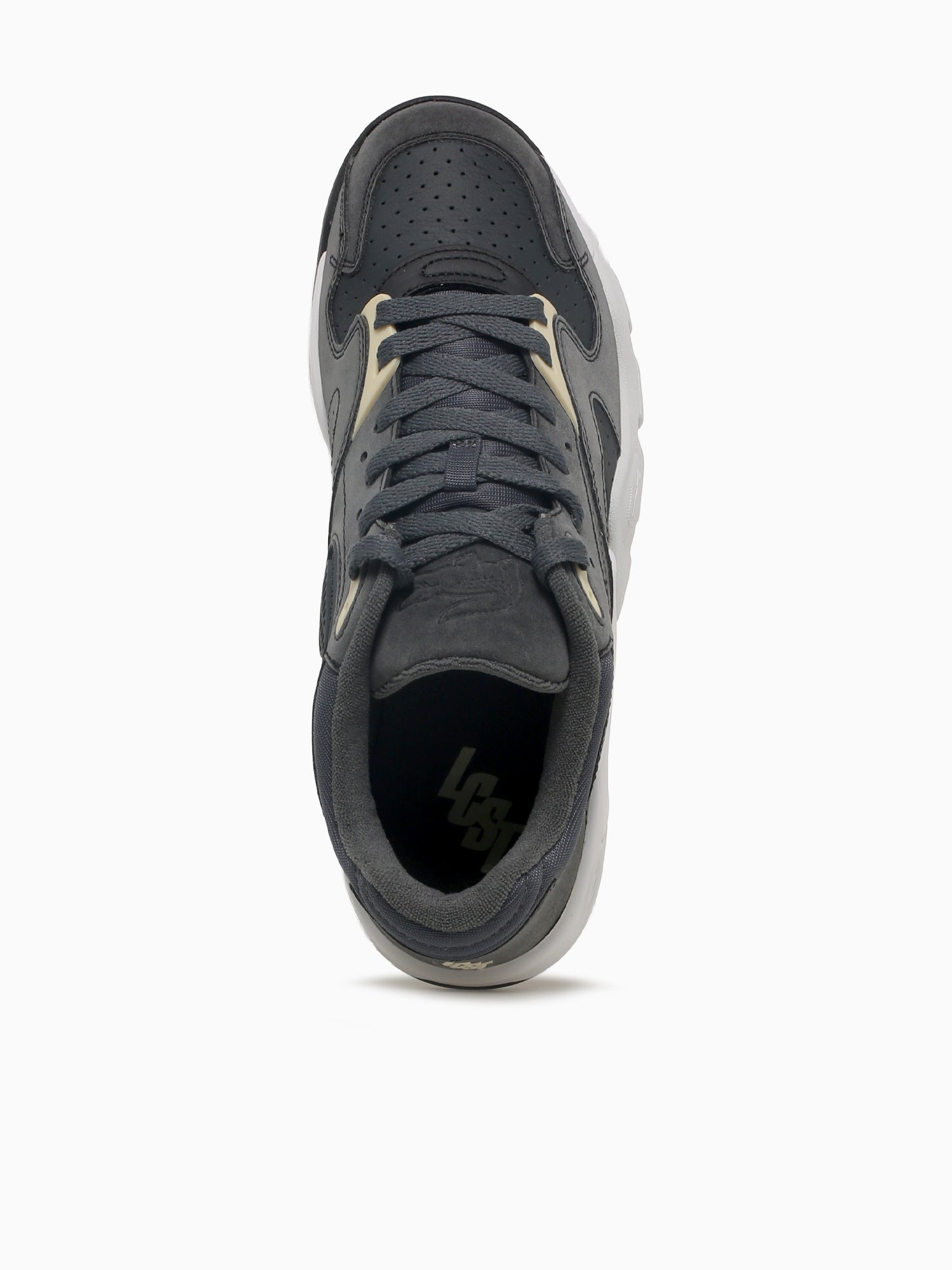 Game Trainer Black Wht leather Black White / 7 / M