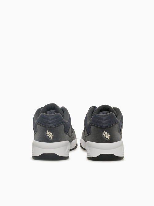 Game Trainer Black Wht leather Black White / 7 / M