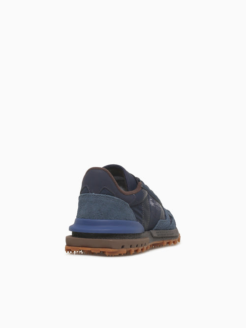 Elite Active Navy Brown mesh Suede Navy / 7 / M