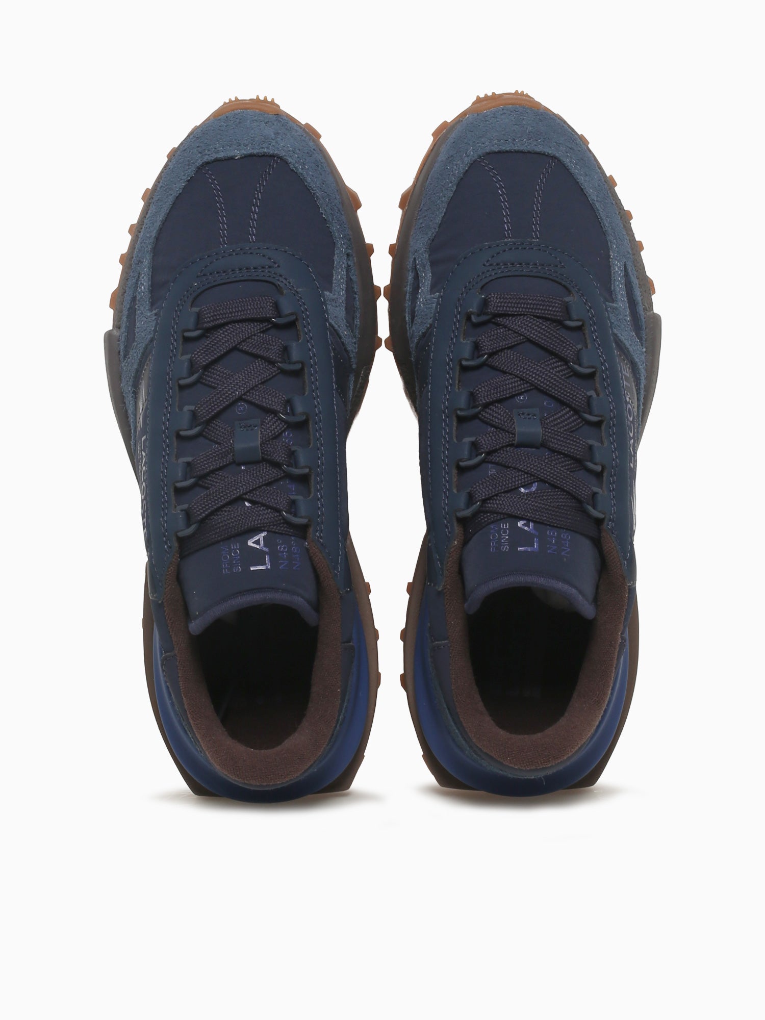 Elite Active Navy Brown mesh Suede Navy / 7 / M