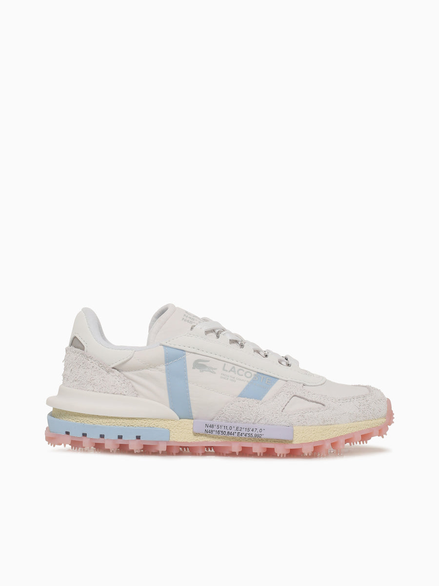 Elite Active Offwhite Blu mesh Suede