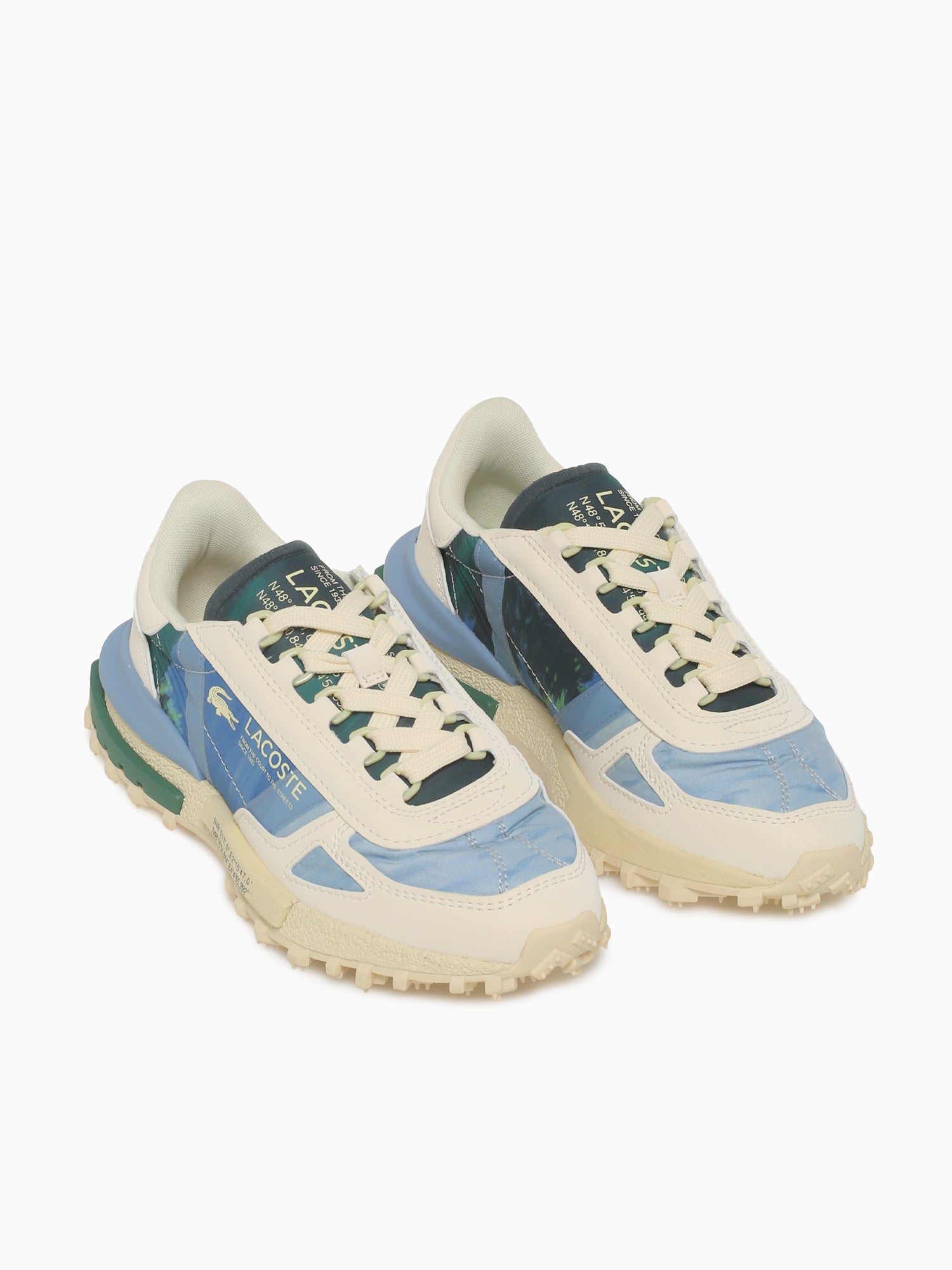 Elite Active Offwhite Blu mesh Suede Off White / 5 / M