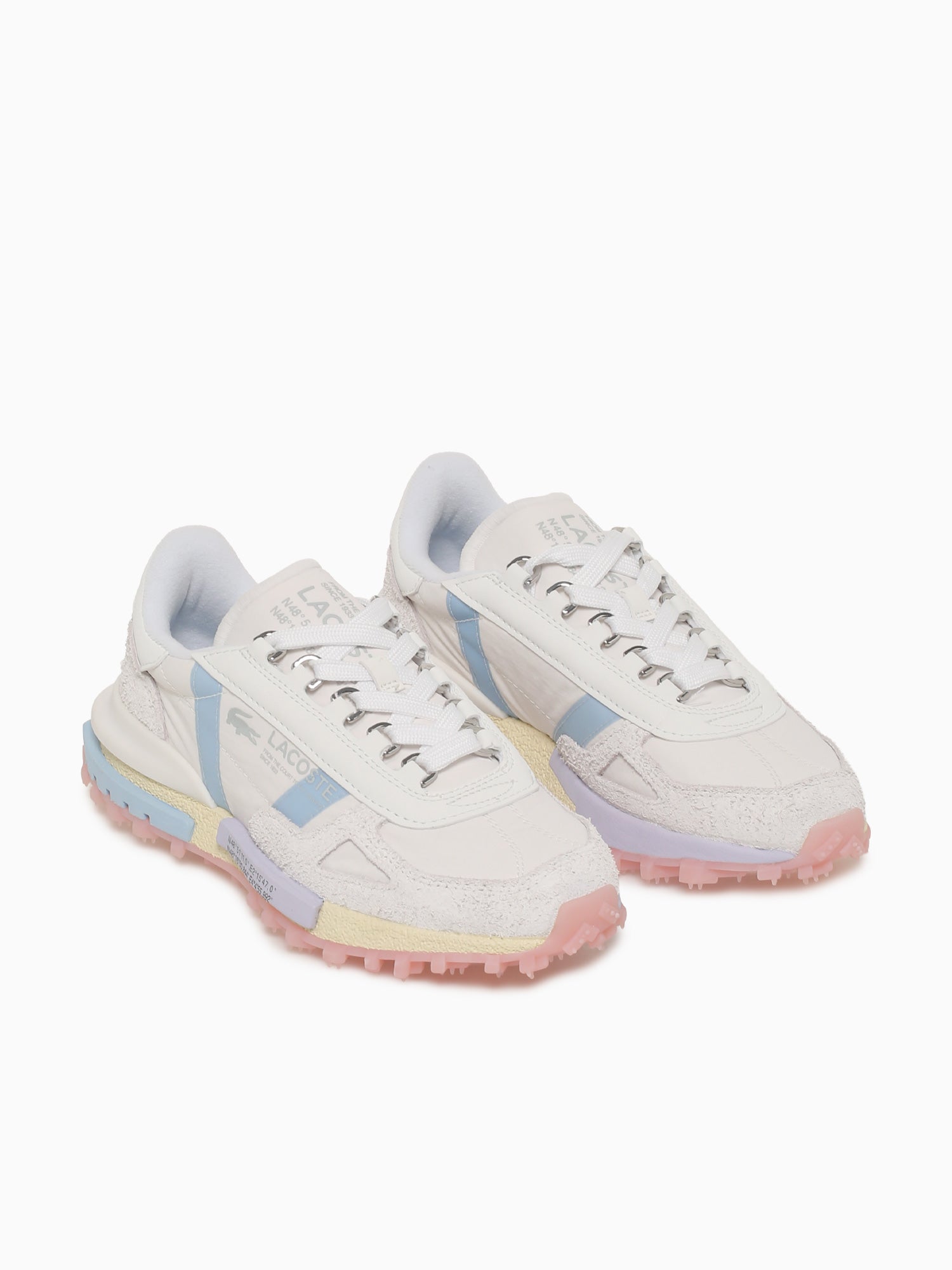 Elite Active Offwhite Blu mesh Suede