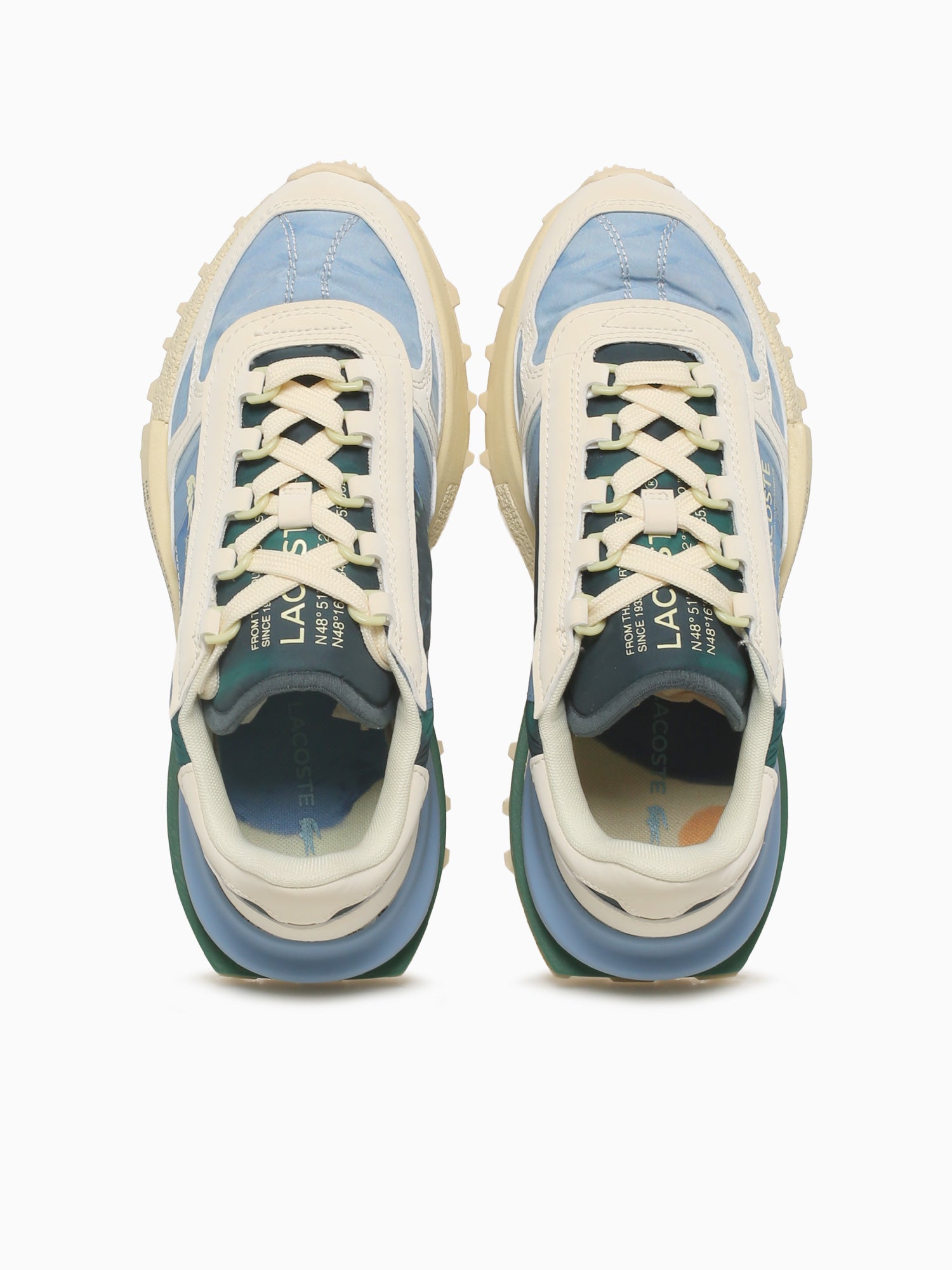 Elite Active Offwhite Blu mesh Suede Off White / 5 / M