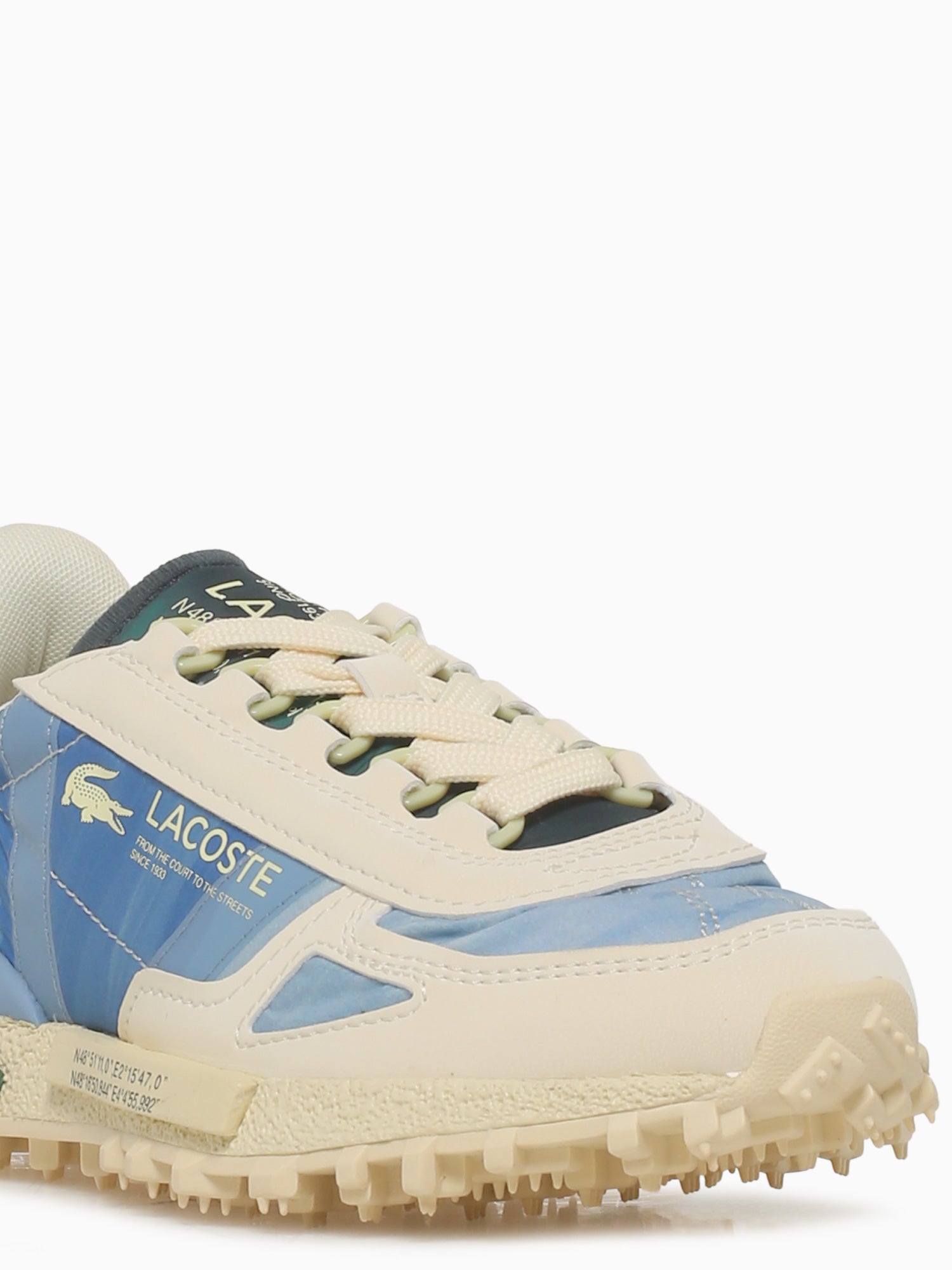 Elite Active Offwhite Blu mesh Suede Off White / 5 / M