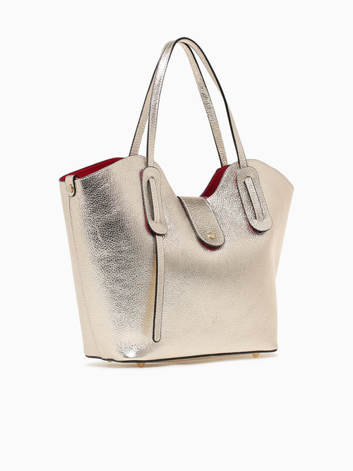 Cairo Platino Leather Gold