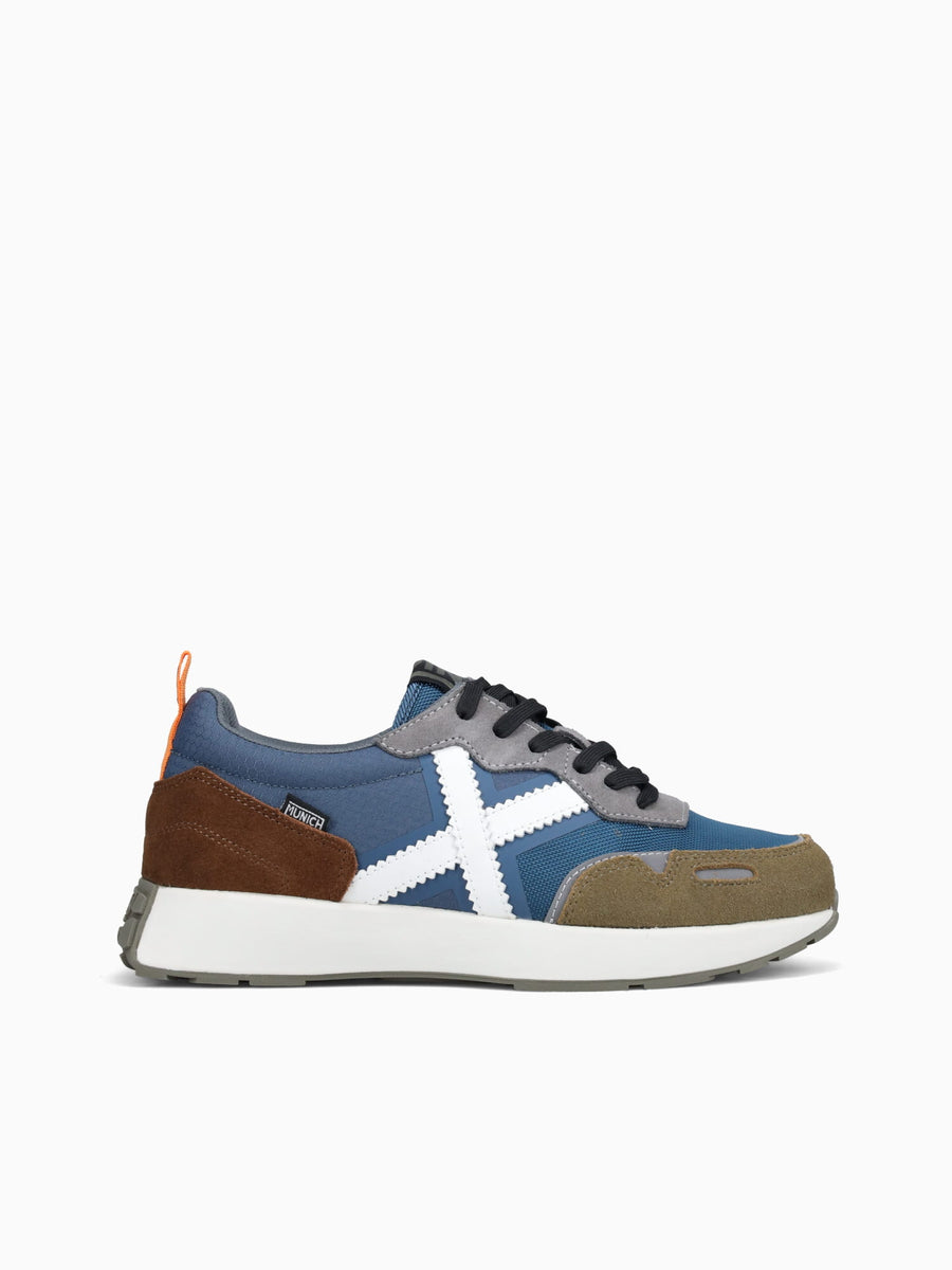 Xemine Marron Azul Blanco suede Mesh Navy / 40 / M