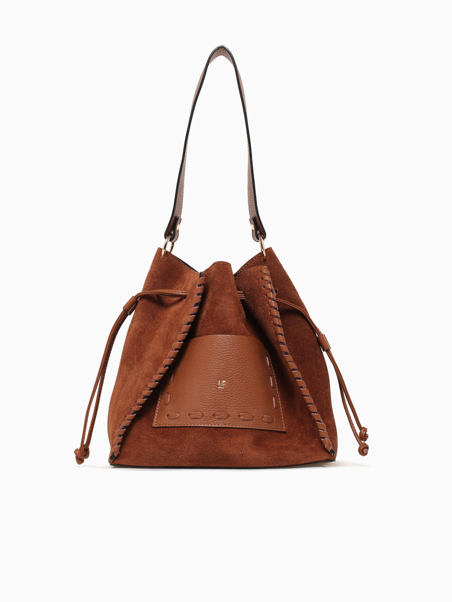 Ela Cuoio Suede Leather Cognac