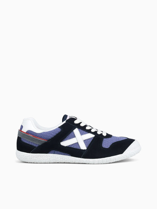 Goal Navy Azul Blanco suede Fabric Navy / 40 / M