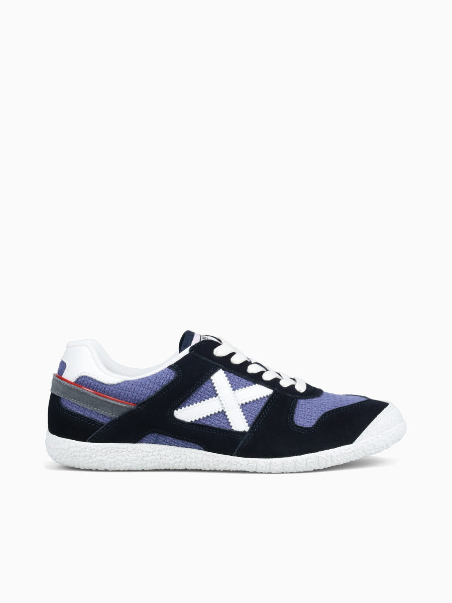 Goal Navy Azul Blanco suede Fabric Navy / 40 / M