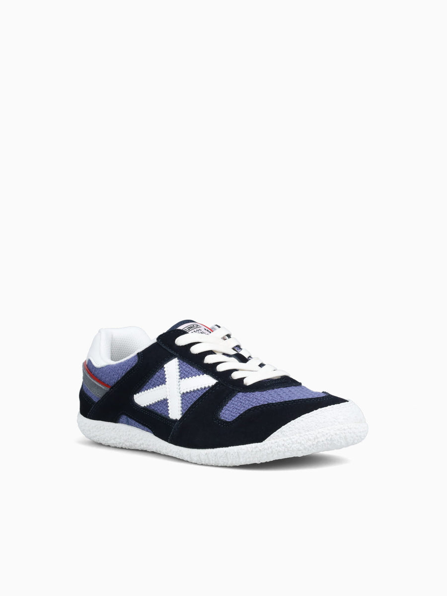 Goal Navy Azul Blanco suede Fabric Navy / 40 / M