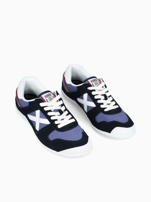 Goal Navy Azul Blanco suede Fabric Navy / 40 / M