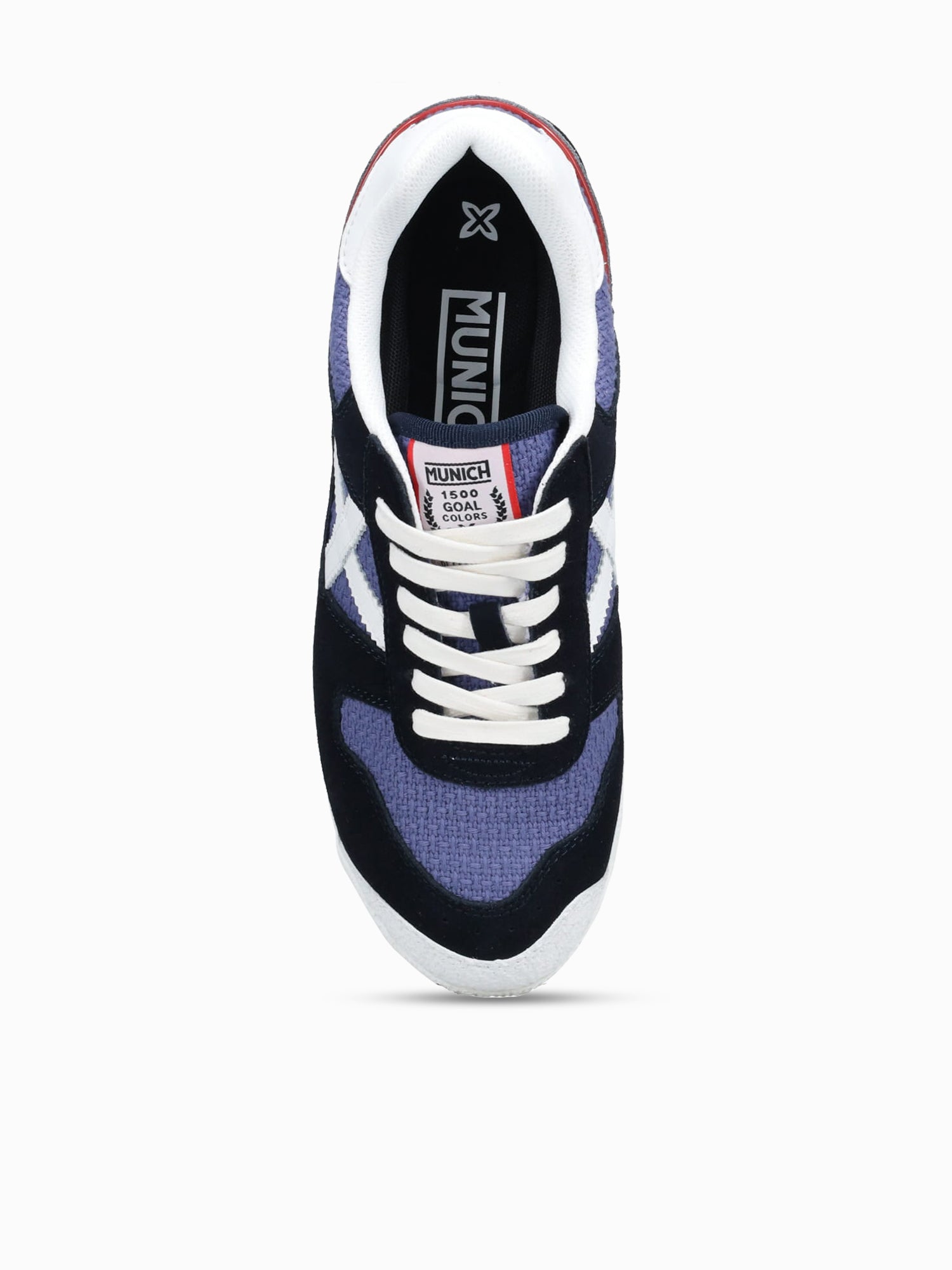 Goal Navy Azul Blanco suede Fabric Navy / 40 / M