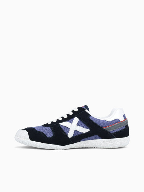 Goal Navy Azul Blanco suede Fabric Navy / 40 / M