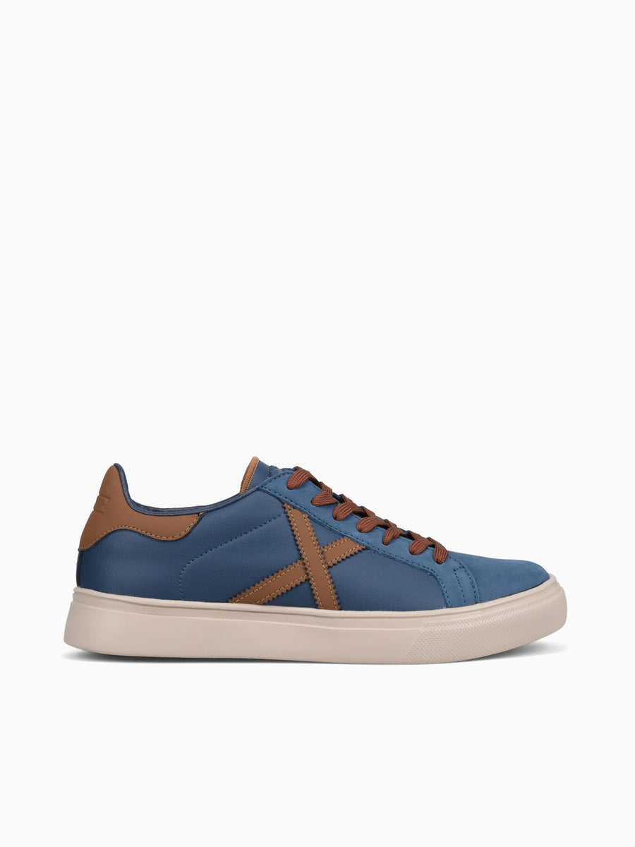 Rete Azul Marron leather Blue / 40 / M