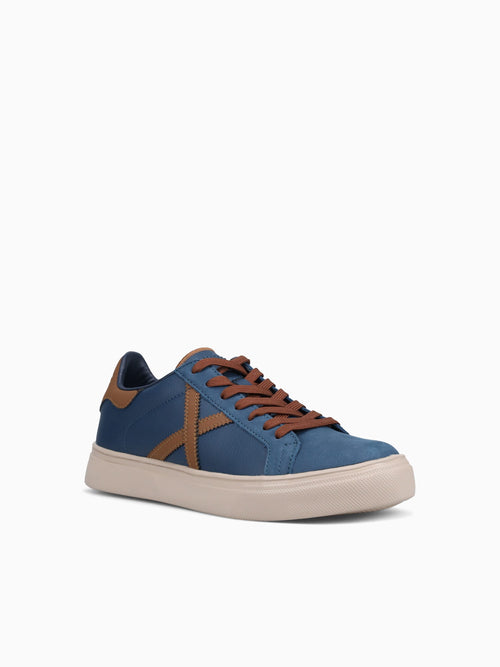 Rete Azul Marron leather Blue / 40 / M