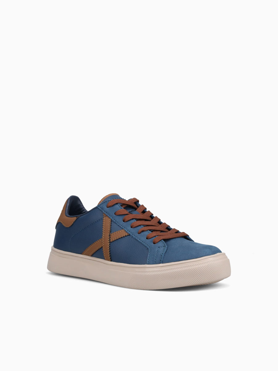 Rete Azul Marron leather Blue / 40 / M