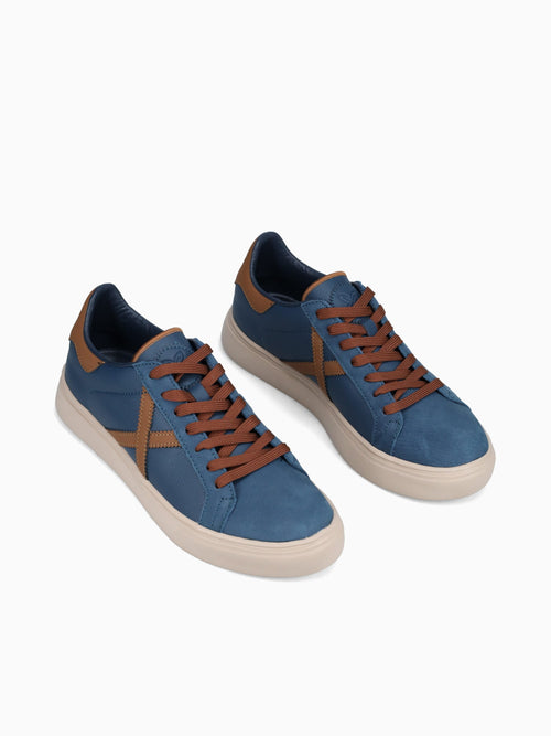Rete Azul Marron leather Blue / 40 / M