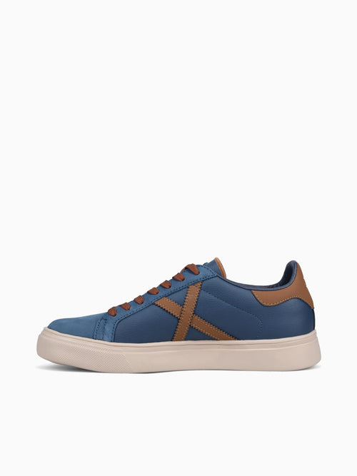 Rete Azul Marron leather Blue / 40 / M