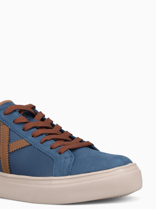 Rete Azul Marron leather Blue / 40 / M