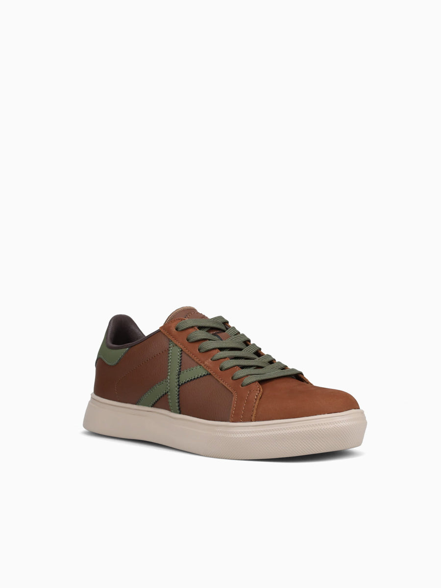 Rete Marron Verde leather Brown / 40 / M