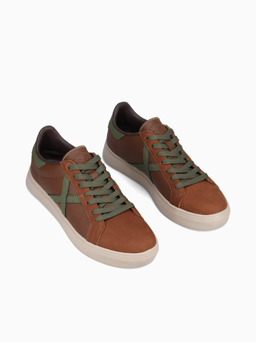 Rete Marron Verde leather Brown / 40 / M