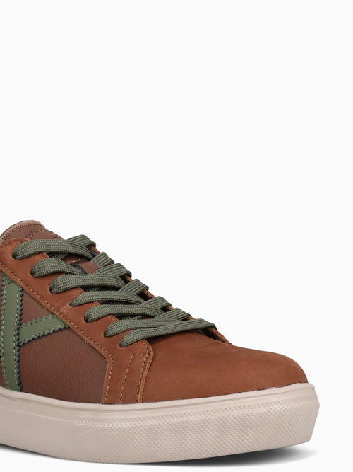 Rete Marron Verde leather Brown / 40 / M