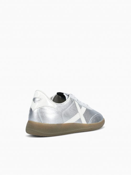 Barru Woman Plata Blacno leather Silver / 36 / M