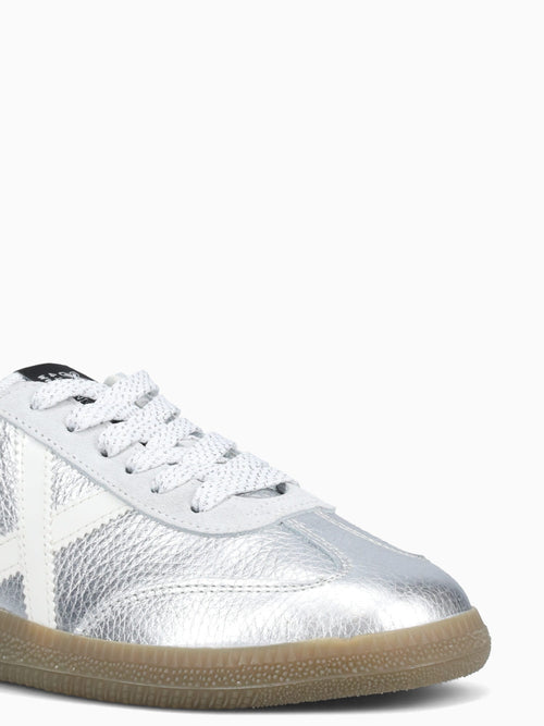 Barru Woman Plata Blacno leather Silver / 36 / M