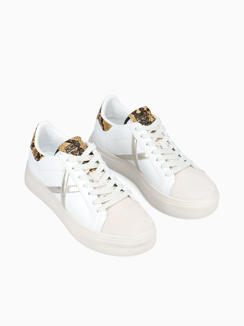 Rete Sky Blanco Oro Snake leather White / 36 / M