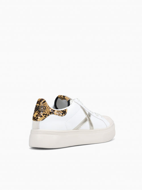 Rete Sky Blanco Oro Snake leather White / 36 / M