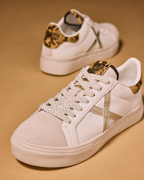 Rete Sky Blanco Oro Snake leather