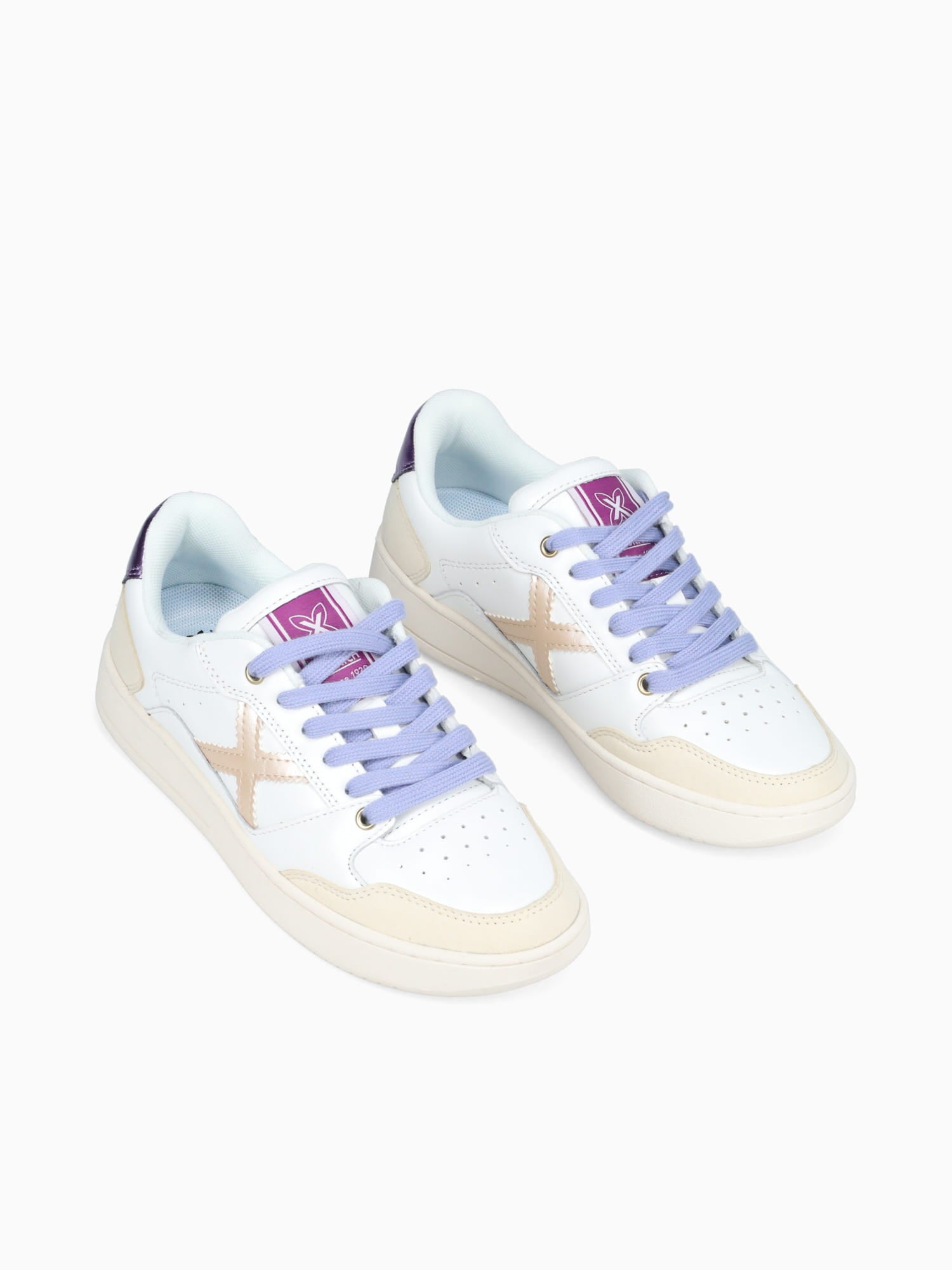 Legit Woman Blanco Oro Lila leather White Multi / 36 / M