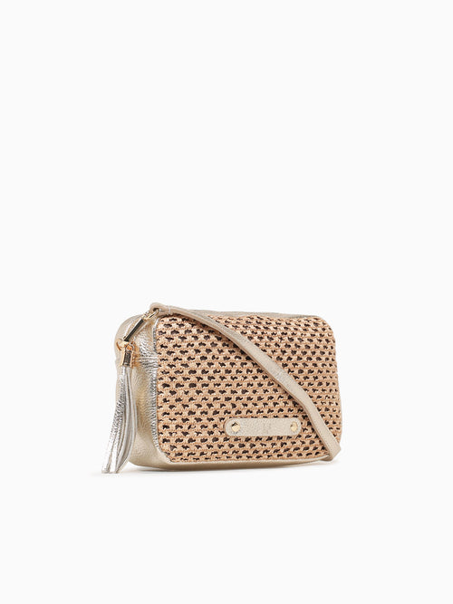 Sparta Crossbody Platino Gold