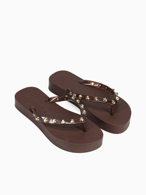 Fresh Up Glitter Brown Jlastic Brown / 5 / M