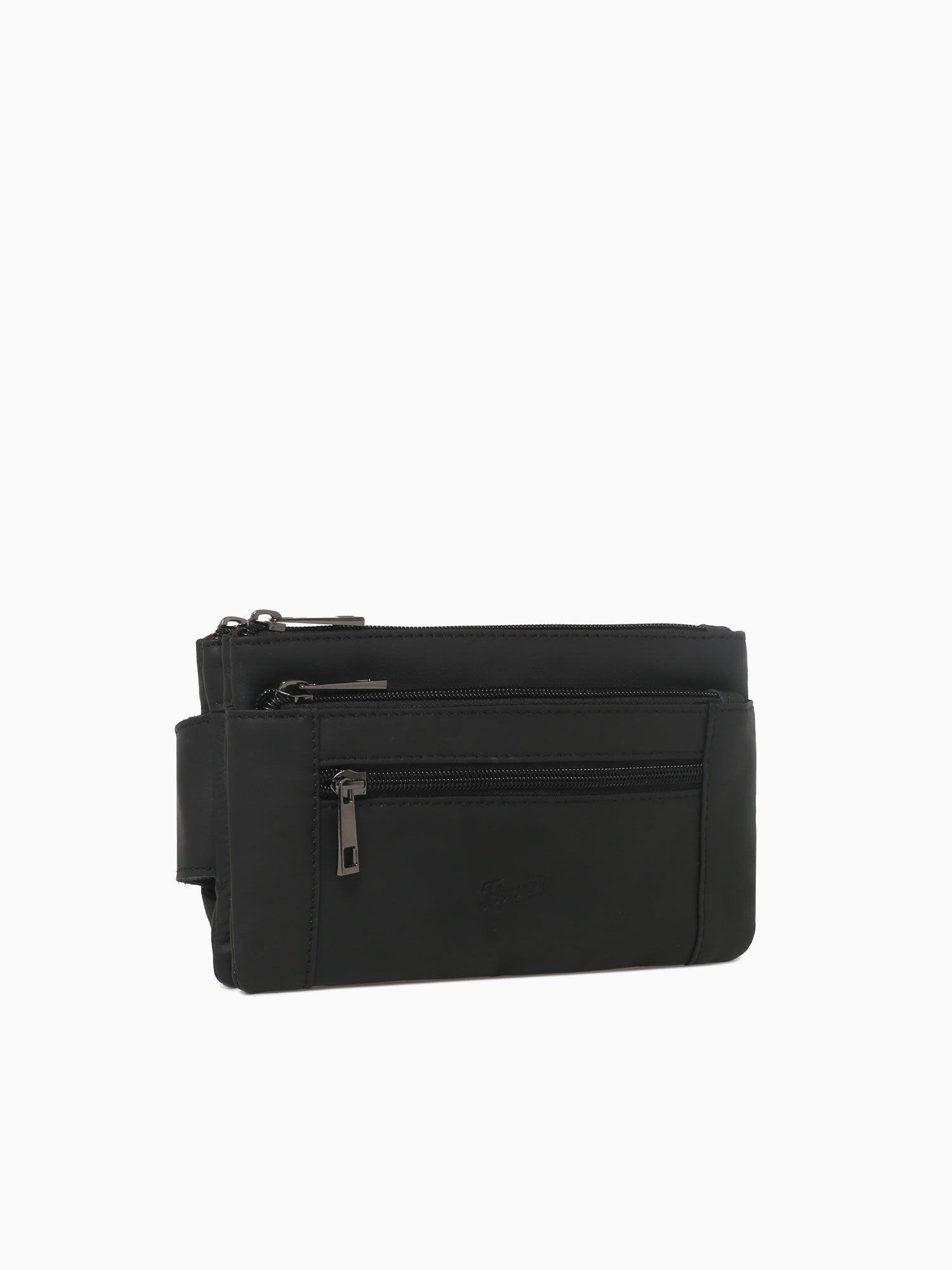 Federico Black Leather Black