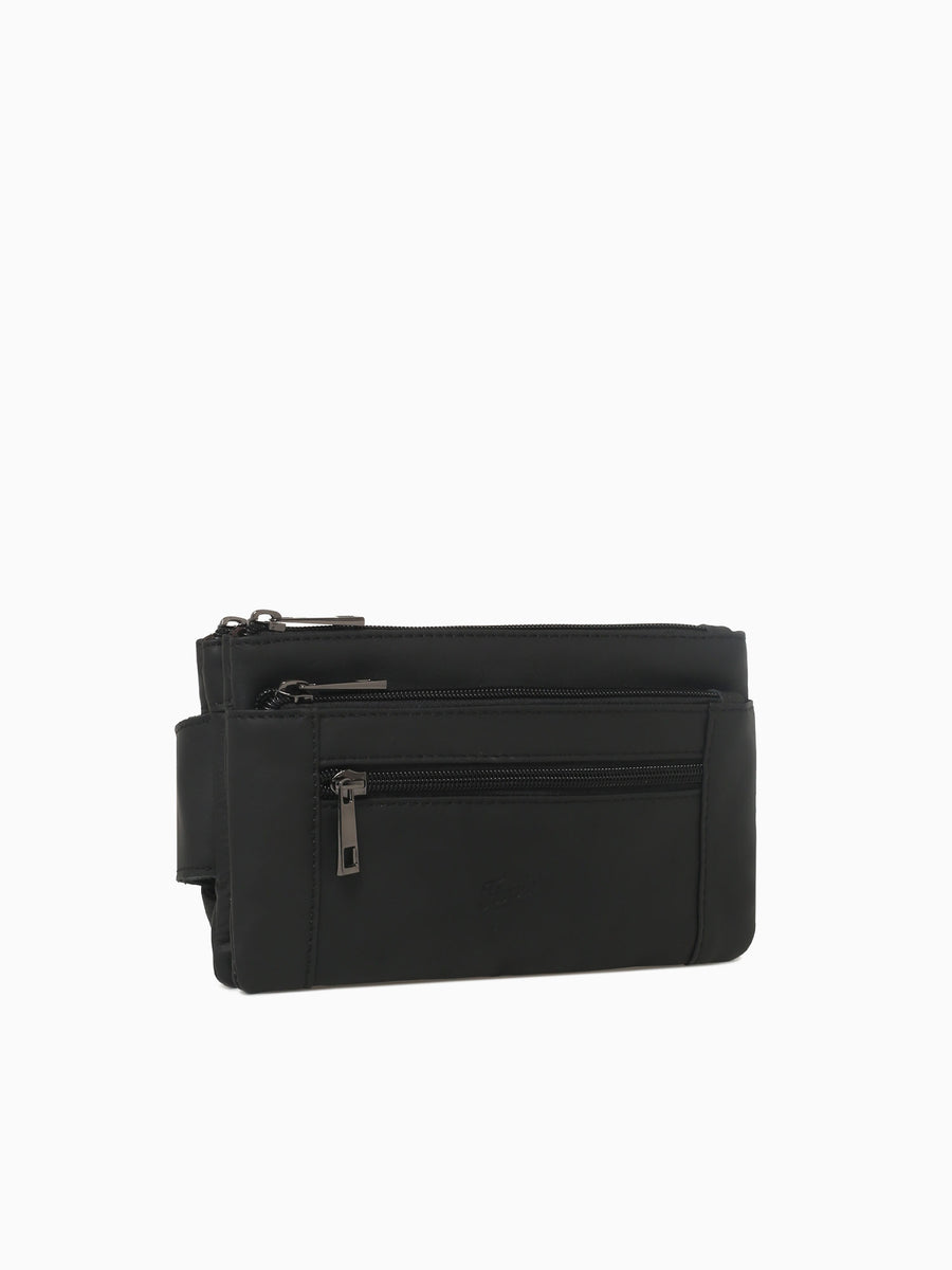 Federico Black Leather Black