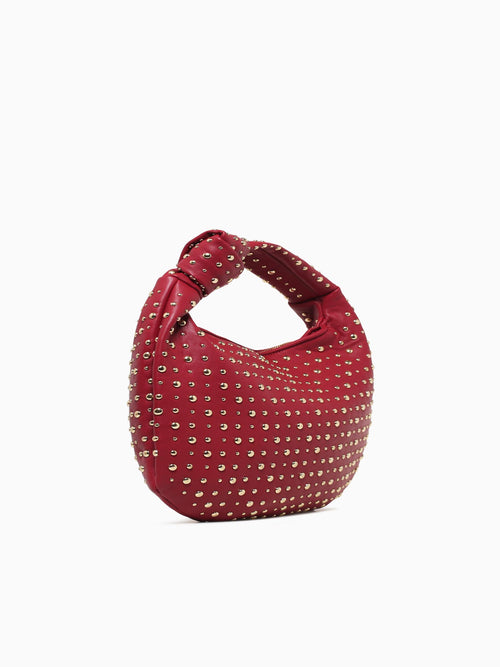 Brigitte Studded Large Red Red