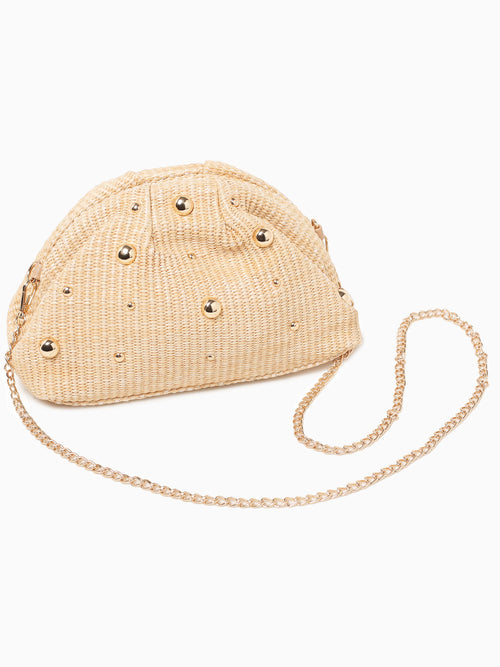 Belle Clutch Natural Natural