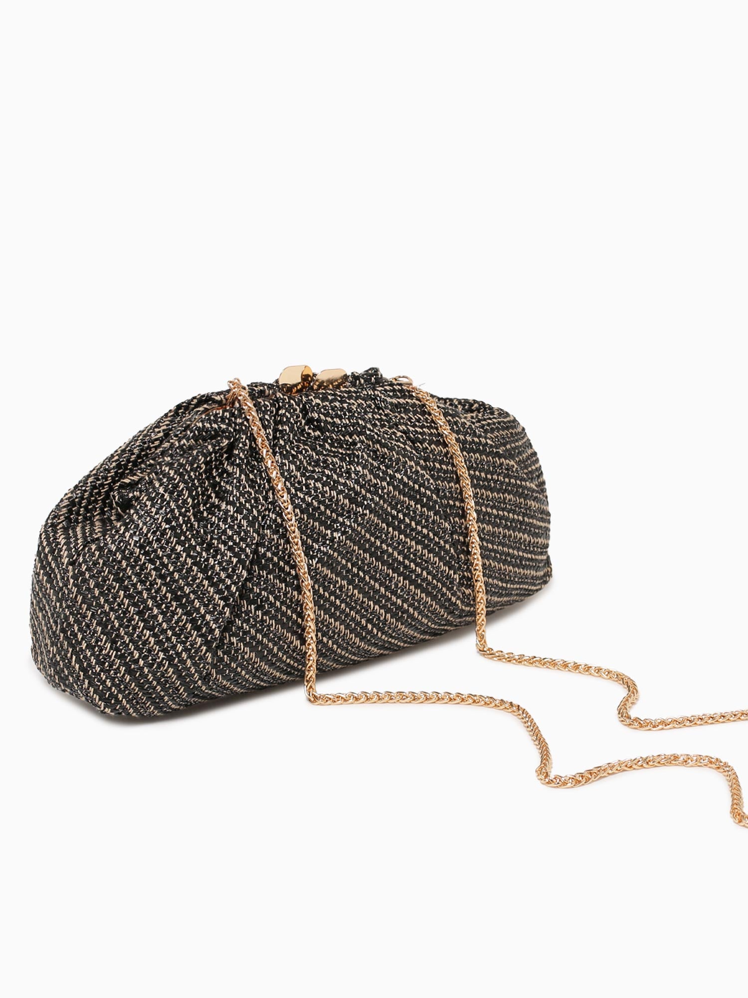 Brisa Clutch Black Natural Black