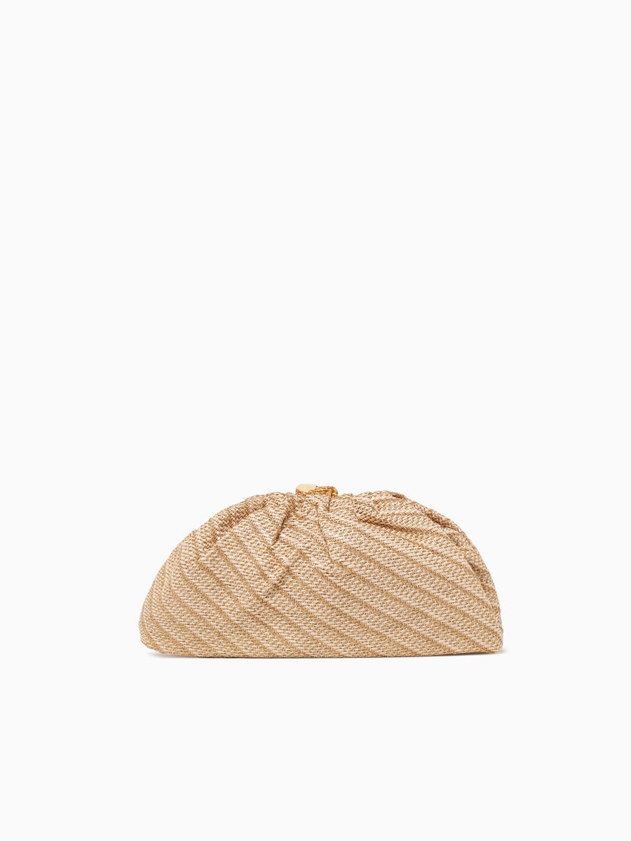 Brisa Clutch Natural Gold Gold