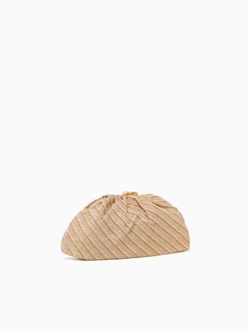 Brisa Clutch Natural Gold Gold