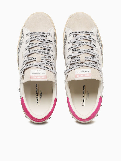 Distressed Platform White Beige Pink lea White / 36 / M