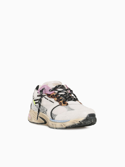 Fugitive White Animalier leather Mesh Multi / 36 / M