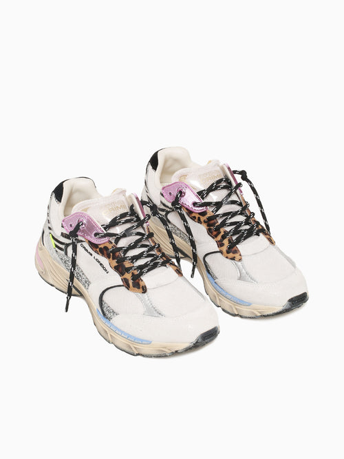 Fugitive White Animalier leather Mesh Multi / 36 / M