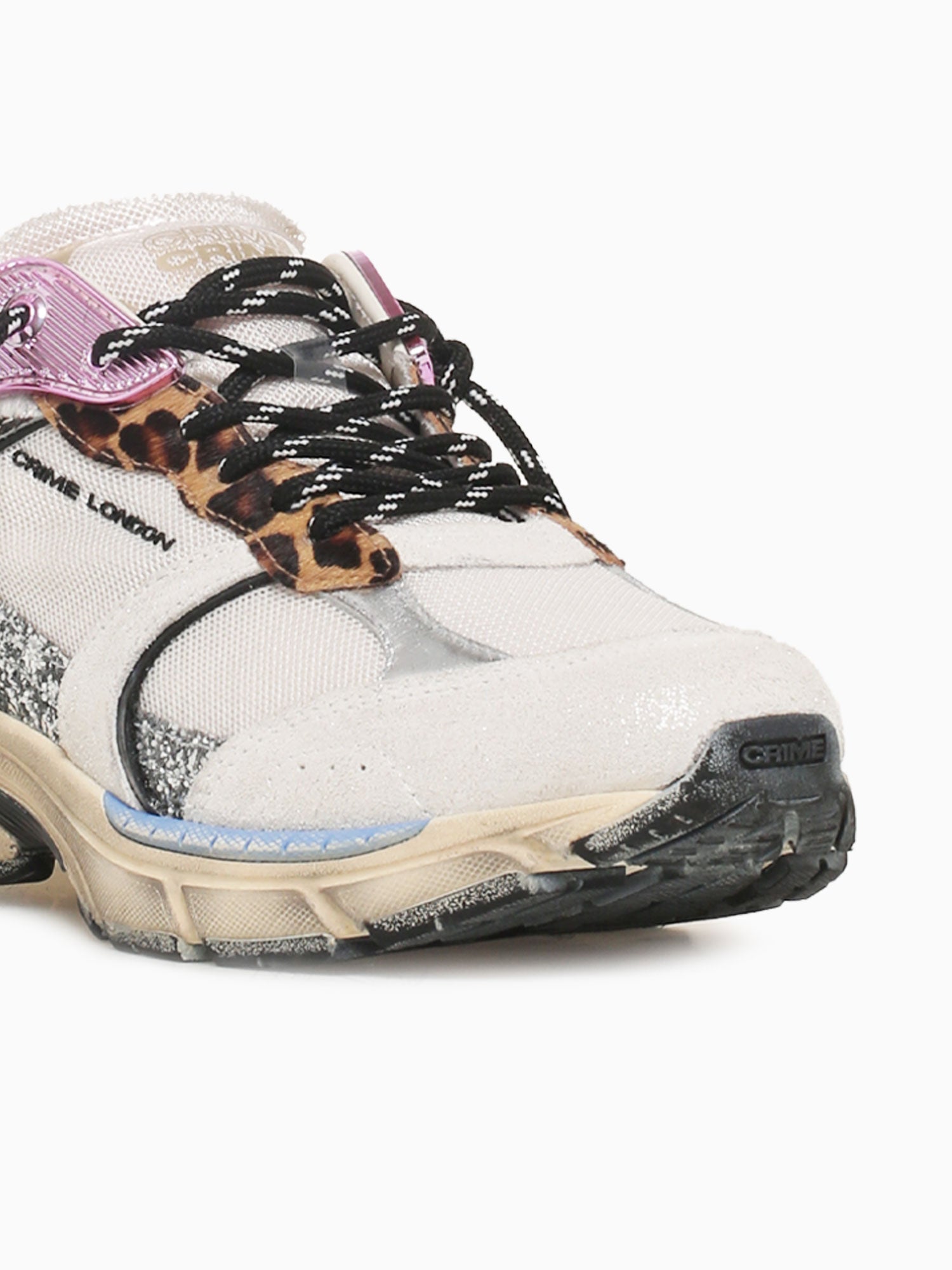 Fugitive White Animalier leather Mesh Multi / 36 / M